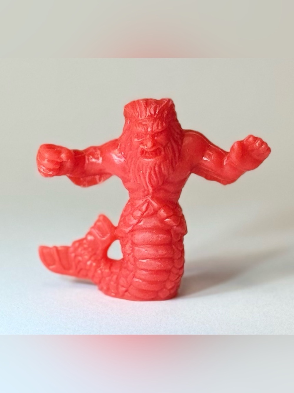 VTG Monster In My Pocket Triton #10 Figure Red Matchbox 1990 MIMP Series 1